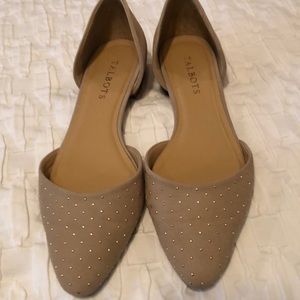 Almost new! Size 7.5 Talbots D’Orsay Suede flats
